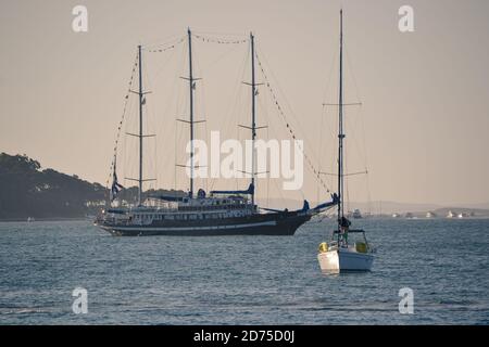 'Capitaine de Miranda', goélette de la marine uruguayenne Banque D'Images