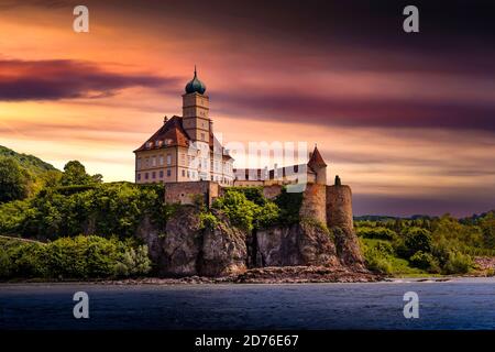 Château de Schonbuhel an der Donau. Vallée de Wachau. Basse-Autriche. Banque D'Images