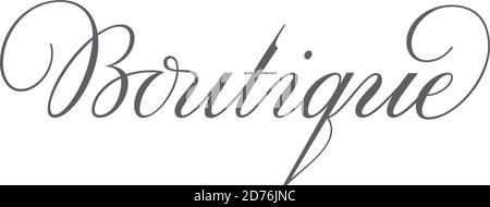 Logo boutique Illustration de Vecteur