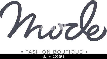 Mode mode boutique caractères vectoriels Illustration de Vecteur