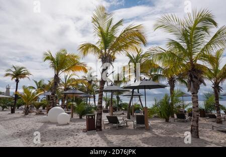 Une plage déserte sur Bonaire Banque D'Images