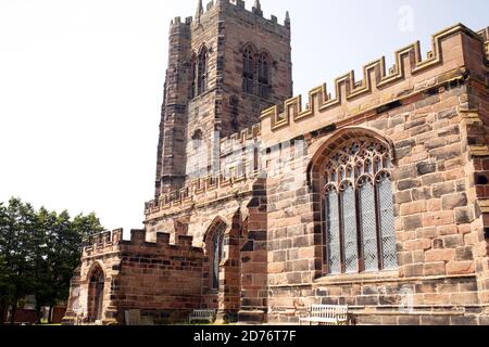 SS Marie et Toussaint église Grand Budworth Cheshire Banque D'Images