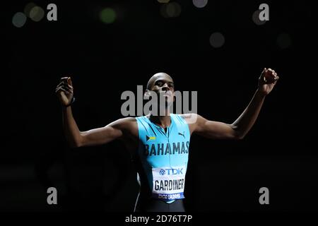 Doha, Qatar. 4 octobre 2019. Steven Gardiner (BAH) Athlétisme : Championnat du monde de l'IAAF Doha 2019 finale masculine du 400m au stade international de Khalifa à Doha, Qatar . Credit: YUTAKA/AFLO SPORT/Alay Live News Banque D'Images