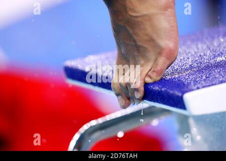 Buenos Aires, Argentine. 8 octobre 2018. Vue générale natation : pendant les Jeux Olympiques de la Jeunesse de Buenos Aires 2018 au Parc Olympique de la Jeunesse à Buenos Aires, Argentine . Crédit: Naoki Nishimura/AFLO SPORT/Alay Live News Banque D'Images