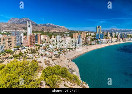 Benidorm, Costa Blanca, Communauté Valencienne, Espagne Banque D'Images