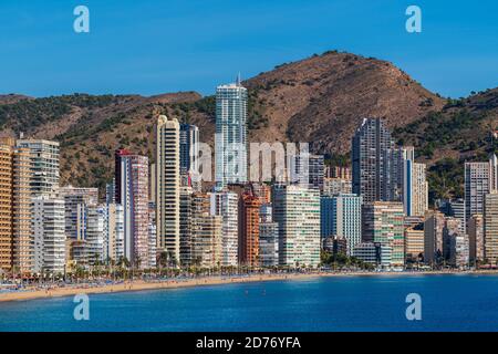 Benidorm, Costa Blanca, Communauté Valencienne, Espagne Banque D'Images