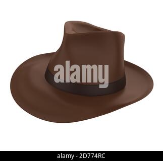 Cowboy Hat Isolated Banque D'Images