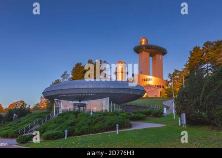 Moletai, Lituanie, 20 octobre 2020 Musée ethnocosmologique et observatoire moderne à Moletai, Lituanie. Banque D'Images