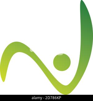 Design moderne pour le concept de vecteur de personnes en forme de lettre N. Alphabet de conception future. Illustration vectorielle EPS.8 EPS.10 Illustration de Vecteur