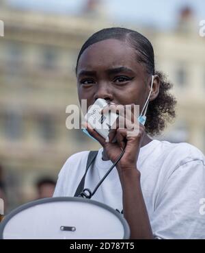 Les vies noires comptent Brighton Banque D'Images