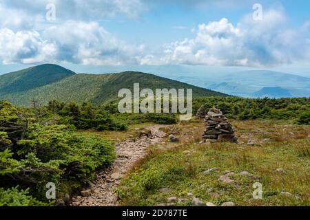 Summers sur le mont Moosilauke Banque D'Images