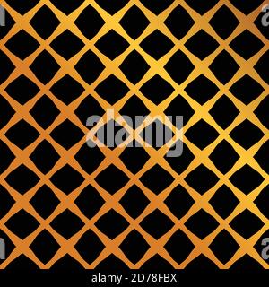 Design de luxe pour des motifs orientaux sans couture de couleur noire et or. Vecteur de fond musulman traditionnel. Illustration vectorielle EPS.8 EPS.10 Illustration de Vecteur