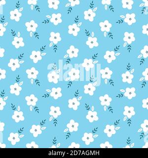 Motif fleuri sans coutures Illustration de Vecteur