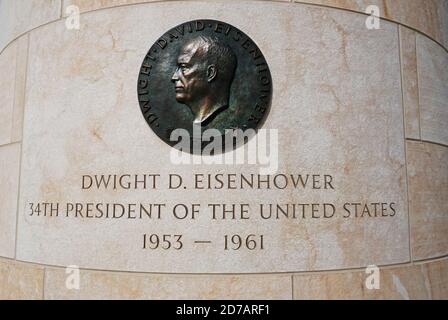 Mémorial TWH Dwight D. Eisenhower à Washington, DC. Photo de Dennis Brack Banque D'Images