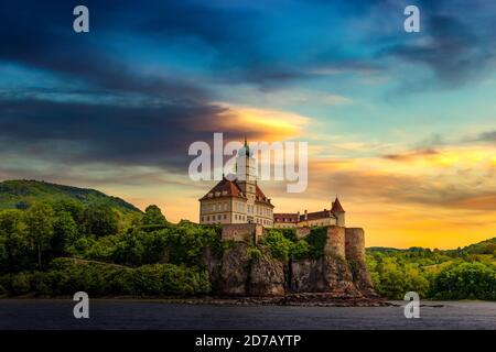 Château de Schonbuhel an der Donau. Vallée de Wachau. Basse-Autriche. Banque D'Images