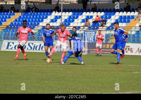 Pagani, Italie. 21 octobre 2020. League Pro, Groupe C sixième jour Paganese vs Virtus Francavilla 0 - 0 Stade 'Marcello Torre' (photo de Pasquale Senatore/Pacific Press) Credit: Pacific Press Media production Corp./Alay Live News Banque D'Images