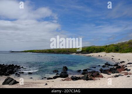 Équateur Îles Galapagos - Île de San Cristobal Plage panoramique Baquerizo - Playa Baquerizo Banque D'Images