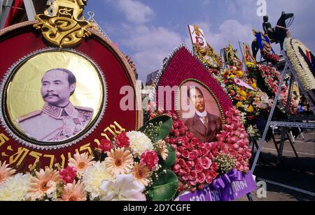 Célébration de la Journée Chulalongkorn, le 23 octobre, sur la place Royale, Bangkok, Thaïlande Banque D'Images