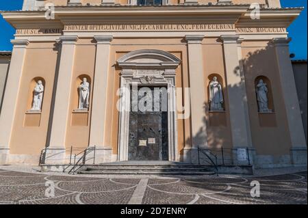 terni, italie octobre 22 2020:Église San Valentino et ses détails architecturaux Banque D'Images