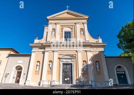 terni, italie octobre 22 2020:Église San Valentino et ses détails architecturaux Banque D'Images