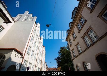 Appartements, maisons de location, condominiums à Schwabing, Munich Banque D'Images