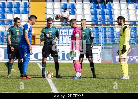 Pagani, Italie. 21 octobre 2020. (10/21/2020) action lors du match de football entre Paganese Calcio - Virtus Francavilla Calcio, au Stadio Marcello Torre à Pagani. Résultat final Paganese vs Virtus Francavilla 0-0. (Photo par Alessandro Barone/Pacific Press/Sipa USA) crédit: SIPA USA/Alay Live News Banque D'Images