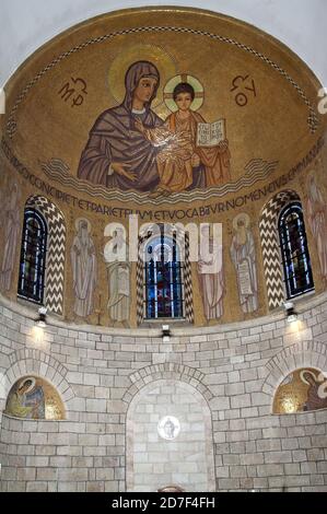 ירושלים, Jérusalem, القدس, Jerozolima, Israël, Izrael, ישראל; Abbaye de la Dormition - intérieur, intérieur; Bazylika Zaśnięcia NMP; Dormiti-Abtei Banque D'Images