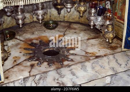 Bethléem, בית לחם, Palestine, بيت لحم, Israël, Izrael, ישראל ,دولة فلسطين; Église de la Grotte de la Nativité de la Nativité; Basilique de la Nativité Banque D'Images