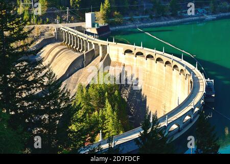 Barrage Diablo, Washington-États-Unis Banque D'Images