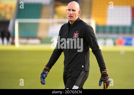 Dublin, Irlande. 22 octobre 2020. Gary Rogers de Dundalk lors du match Europa League Group B entre Dundalk FC et Molde FK au stade de Tallaght à Dublin, Irlande, le 22 octobre 2020 (photo par Andrew SURMA/ Credit: SIPA USA/Alay Live News Banque D'Images