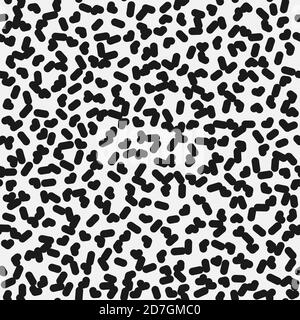 Neige parfaite, l'ocelot ou leopard fourrure de chat sauvage d'impression motif Illustration de Vecteur