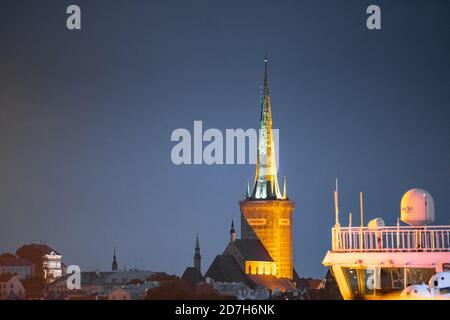 Église Saint OLAF, Tallinn, Estonie Banque D'Images