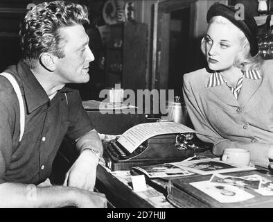 ACE DANS LE TROU 1951 Paramount Pictures film avec Kirk Douglas et Jan Sterling Banque D'Images