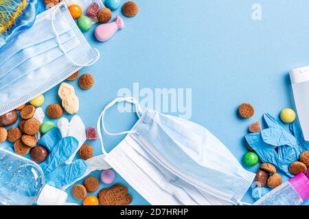 Saint Nicholas jour pendant la pandémie de Covid-19 aux pays-Bas Banque D'Images