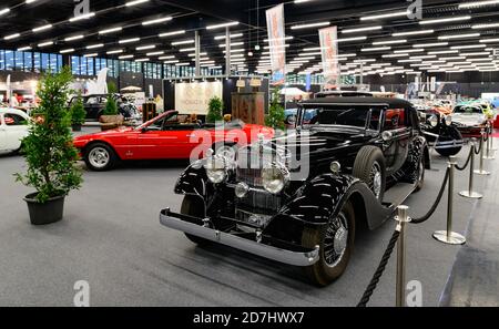 salzbourg, autriche, 17 octobre 2020, horch cabriolet à l'exposition classique, exposition pour voitures d'époque, motos et véhicules Banque D'Images