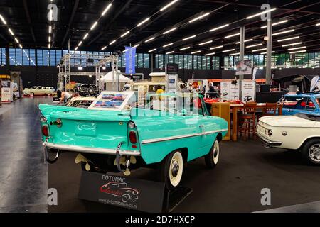 salzbourg, autriche, 17 octobre 2020, classic expo, exposition pour voitures d'époque, motos et véhicules, amphicar Banque D'Images