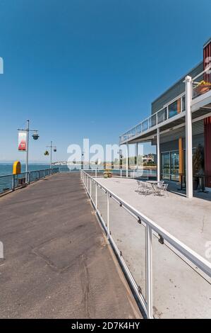 Bâtiment dans la zone de la jetée de Belltown, Seattle, Washington. Banque D'Images