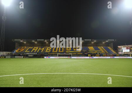 LEEUWARDEN, pays-Bas. Football, néerlandais Keuken Kampioen Divie, SC Cambuur - Roda JC, Cambuur Stadium, saison 2020/2021, présentation du stade crédit: Pro Shots/Alamy Live News 2020 Banque D'Images