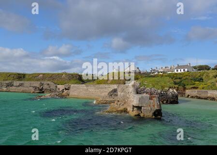 Port de Ness Harbour, île de Lewis, Hébrides extérieures, Écosse Banque D'Images