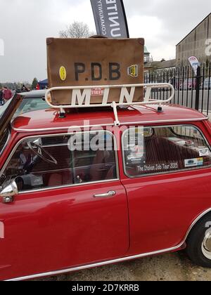 Classic Mini au spectacle de voitures du musée Brooklands Banque D'Images