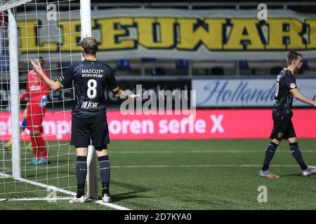 LEEUWARDEN, pays-Bas. Football, néerlandais Keuken Kampioen Divie, SC Cambuur - Roda JC, Cambuur Stadium, saison 2020/2021, déception de Roda JC Kerkrade joueur Niek Vossebeck Credit: Pro Shots/Alay Live News 2020 Banque D'Images