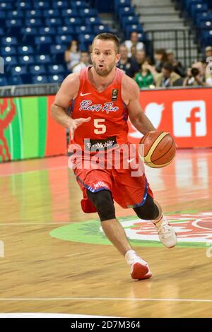 José Juan Barea - équipe de basketball de Porto Rico. Tournoi FIBA OQT, Belgrade 2016 Banque D'Images