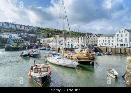 Port de Mevagissey dans les Cornouailles de l'Angleterre Banque D'Images