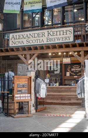 À l'intérieur de la brasserie Alexander Keith Halifax Nouvelle-Écosse cadeau du Canada Billets pour la visite des magasins et des brasseries Banque D'Images