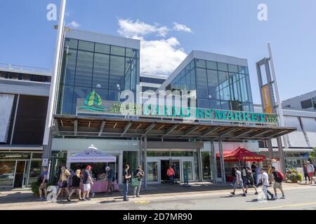 Le Halifax Seaport Farmers Market Building Halifax Nouvelle-Écosse Canada Populaire auprès des touristes et des habitants de la région au terminal des bateaux de croisière Banque D'Images