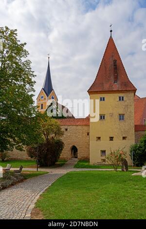 Tour de la ville historique wal à Berching (Bavière, Allemagne) Banque D'Images