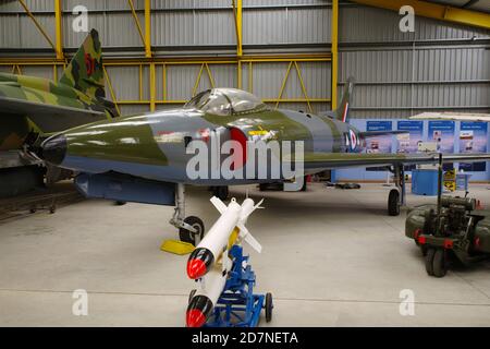 Supermarine Swift FR5, WK277, Newark Air Museum, Winthorpe, Angleterre. Banque D'Images