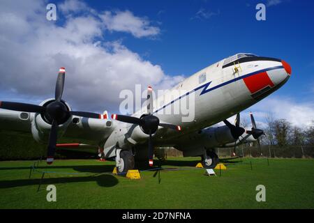 Handley page Hastings T5, TG517, au Newark Air Museum. Banque D'Images