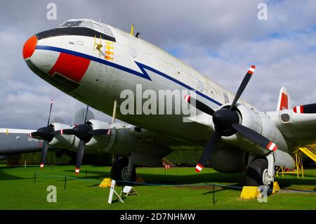 Handley page Hastings T5, TG517, au Newark Air Museum. Banque D'Images