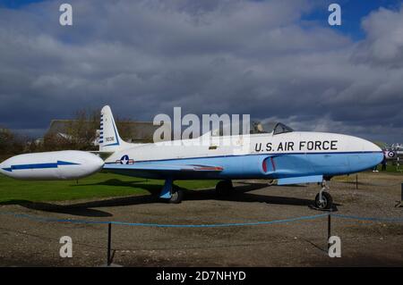 Lockheed T33A Shooting Star, 51-9036, Newark Air Museum, Banque D'Images